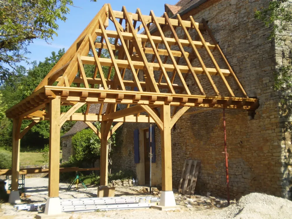 Charpenterie près de Daglan